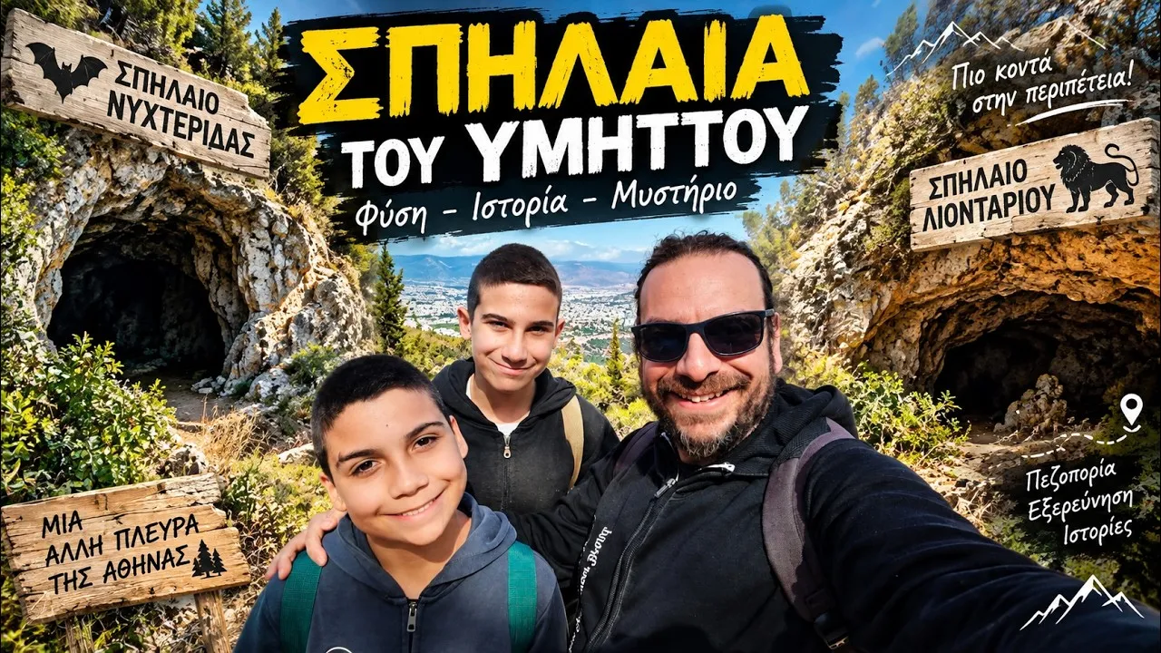 Thumbnail βίντεο: Αναζητώντας τα Σπήλαια του Υμηττού!